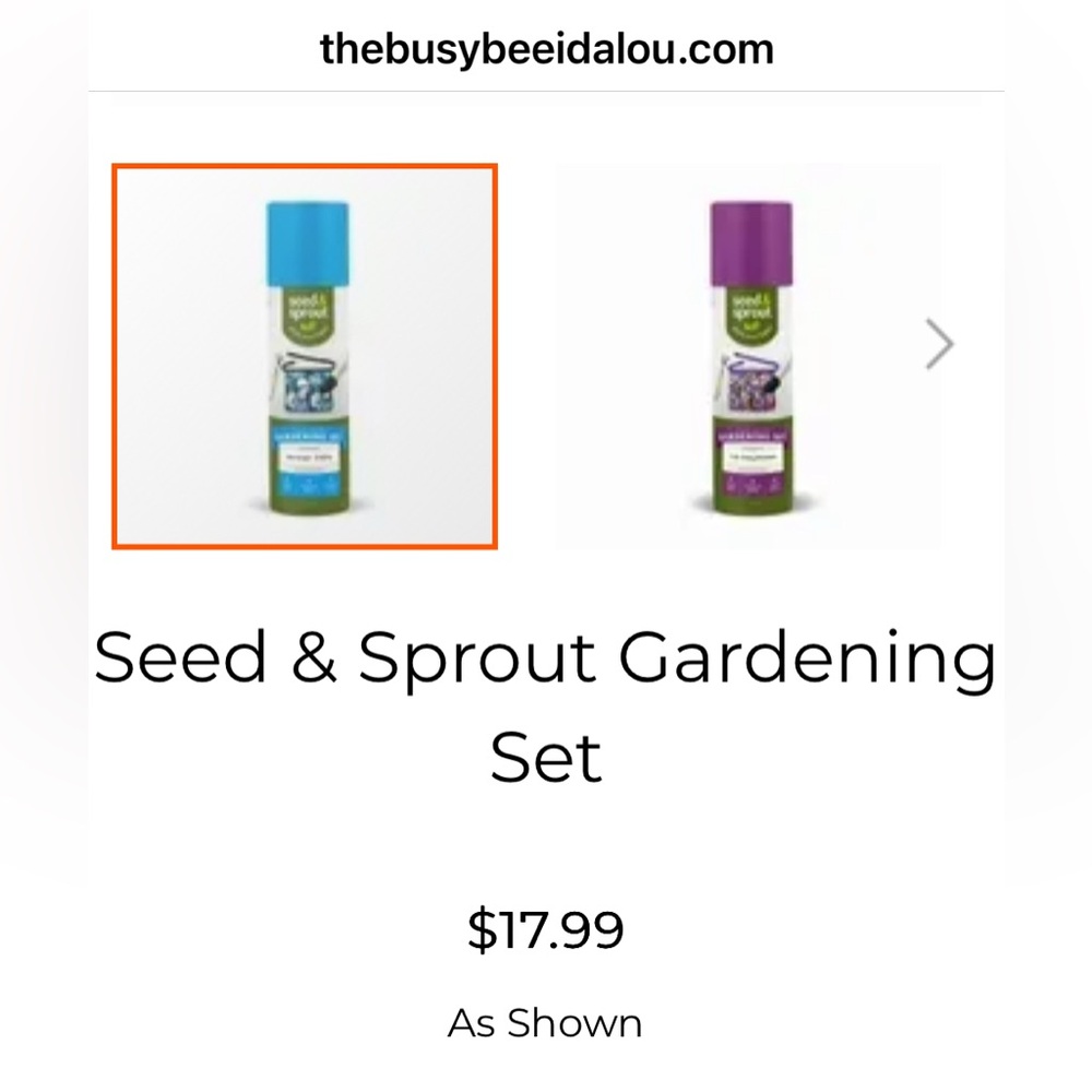 Seed & Sprout Gardening Set, NEW - Picture 6 of 7